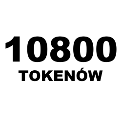 Pakiet 10800 Tokenów AI