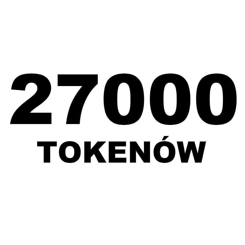 Pakiet 27000 Tokenów AI Pakiet 27000 Tokenów AI