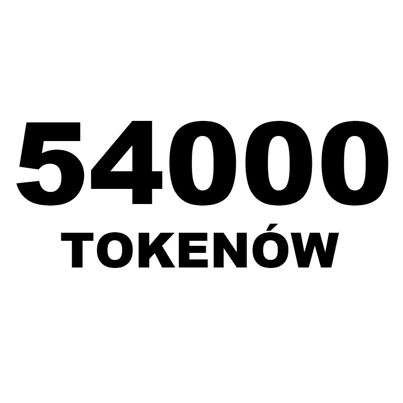 Pakiet 54000 Tokenów AI Pakiet 54000 Tokenów AI